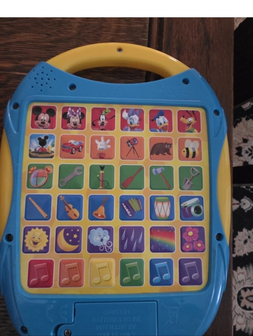 Disney Mickey Mouse My First Smart Pad Electronic Interactive Activity Pad, ABCs